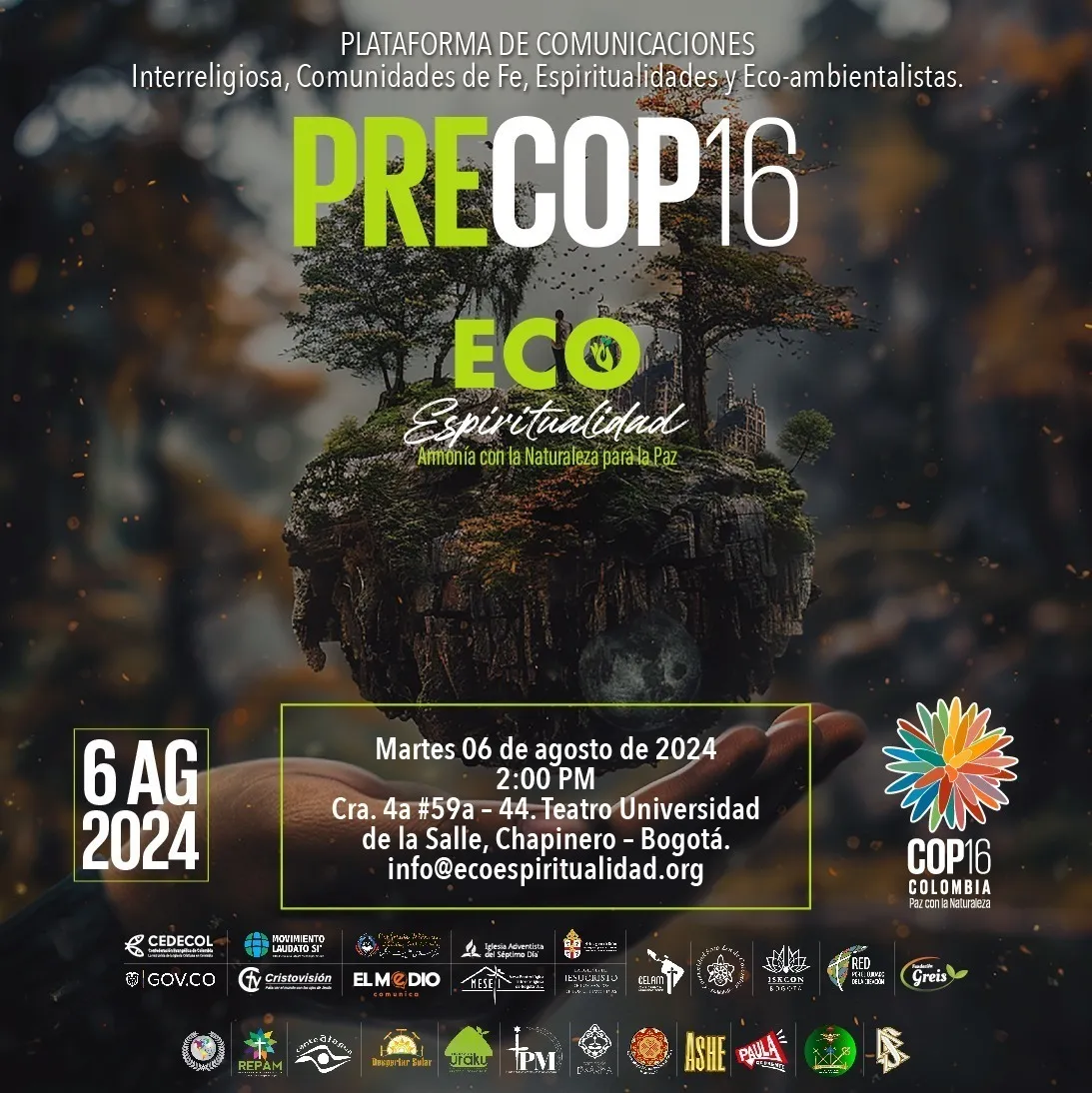 Pre-COP16 de la Plataforma EcoEspiritualidad
